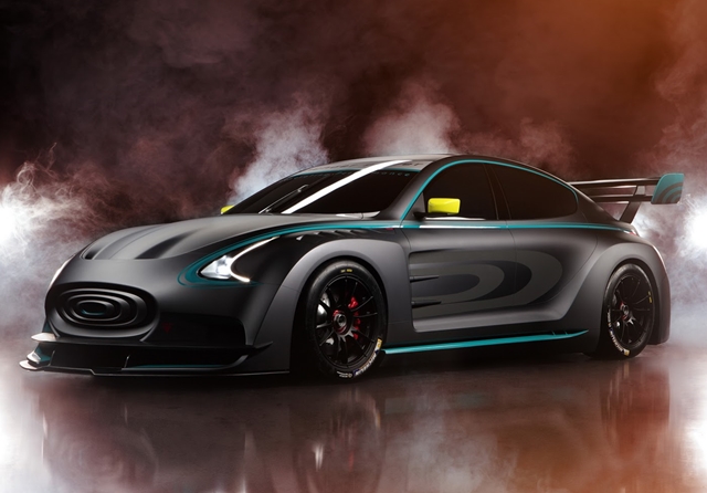 原廠也同時釋出一張採用競技化身型的Thunder Power Sedan，不難看出原廠往後的野心。