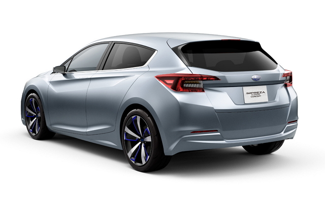 Impreza 五門概念車在外觀上更加運動化，展現十足鋼砲性格。