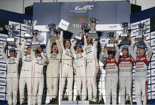 2015 年 WEC 上海站 MICHELIN 攜手 PORSCHE 拿下冠亞軍