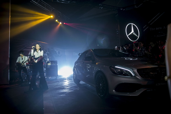 楊乃文 x A-class Mercedes-Benz 打造性能掀背空間