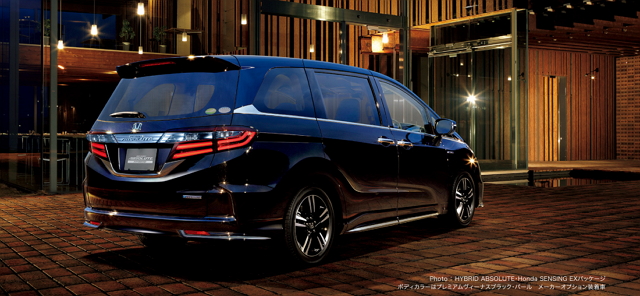 Odyssey Hybrid 採用 Sport Hybrid i-MMD 油電混合動力系統，綜效馬力達 242 匹/32.1 公斤米，油秏數據每公升可跑 24.4-26 公里。