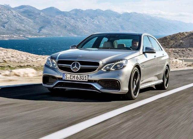 Mercedes-Benz E63 AMG搭載5.5升V8雙渦輪增壓引擎，激發出557hp／73kgm的爆發力。（圖片來源／Mercedes-Benz）