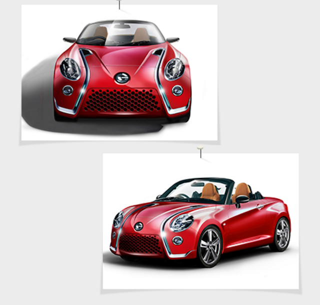 Daihatsu 設計大賞  將 Copen 敞篷小車變成貓咪車？