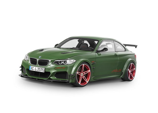 改裝後的 BMW M235i      化身兇狠的綠蠵龜跑車  