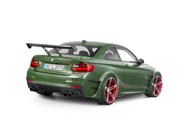 改裝後的 BMW M235i      化身兇狠的綠蠵龜跑車  