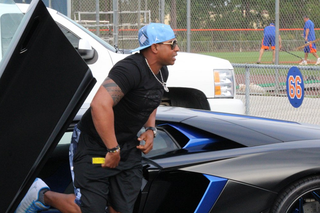 Yoenis Cespedes。（圖片來源／Anthony DiComo‏推特）