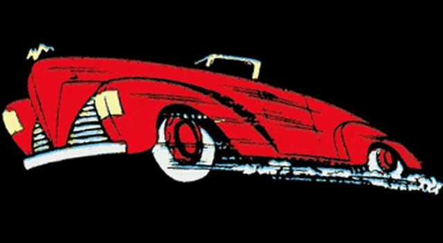 最原始DC漫畫中的蝙蝠車。（圖片來源：hemmings）