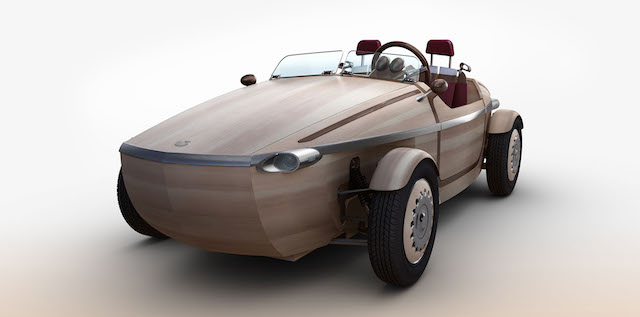 不走奢華走環保  Toyota Setsuna concept 木材敞篷概念車 