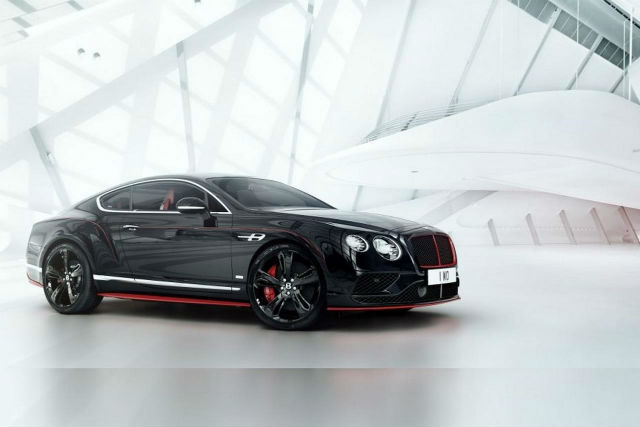 Bentley在今年F1澳洲站上推出一款黑紅相間的Continental GT Black Speed特仕車。