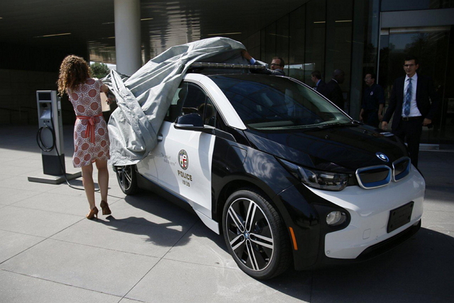 美國洛杉磯警方日前將 BMW i3 納入做為警車使用。