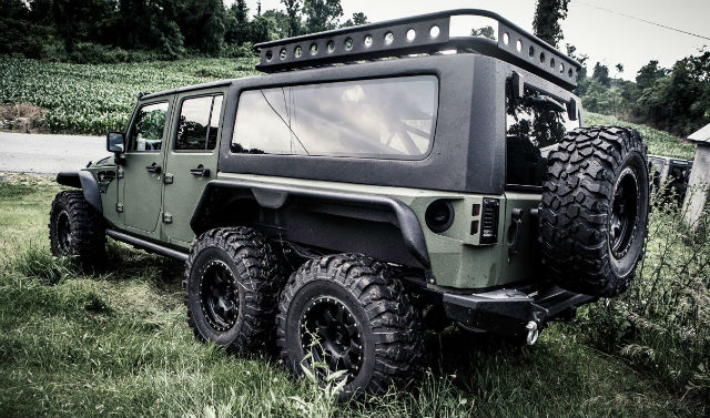 進化版山寨車 Jeep Wrangler Tomahawk 6 輪越野車中國亮相 內有相片集 自由電子報汽車頻道