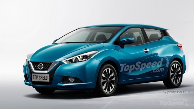 全新Nissan March 預想圖。