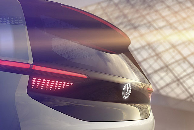 Volkswagen 釋出純電概念車局部圖。（圖片來源：Volkswagen）