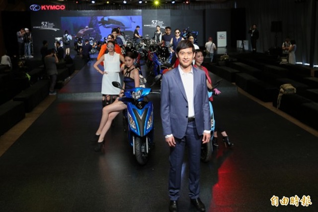 Kymco 以車海戰術進攻市場,成功擊敗 Yamaha 重回龍頭寶座。(記者楊雅民攝)