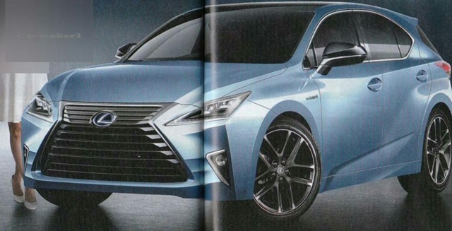 圖為日本媒體流出 Lexus CT200h 第二代圖片。