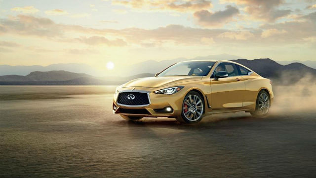 以Q60 Red Sport車型為基礎，採用全金色的烤漆包覆著全車身，配上強而有力的動能配置，搭載可輸出400hp的2.0升V6雙渦輪增壓引擎。