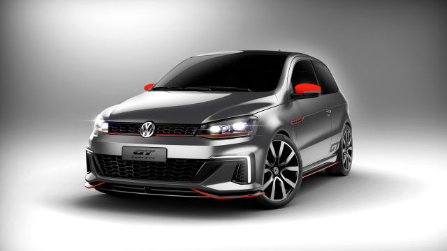 以第三代小改款 Volkswagen Gol 為基礎設計而成的 Gol GT 概念車近日現身，在此次的巴西聖保羅車展上公開亮相。