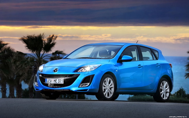 2009 年 11 月到 2014 年 11 月，23,061 輛的 Mazda 3 五門。（圖片來源：carwallpapers.ru）