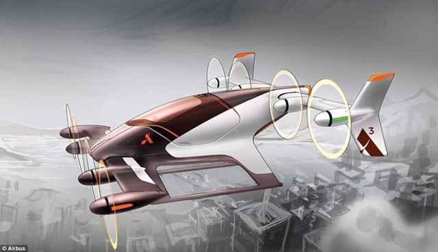 歐洲最大民航飛機製造商 Airbus,開發出一款全新無人駕駛飛行汽車,並且在今年進行原型車測試。