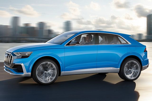 未來 Audi Q8 直接的銷售對手，即為 Mercedes-Benz GLE Coupe，以及 BMW X6 。