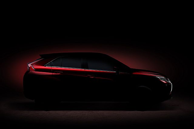 依循 XR-PHEV II Concept 概念車， Eclipse Cross 有著相當高腰的線條。