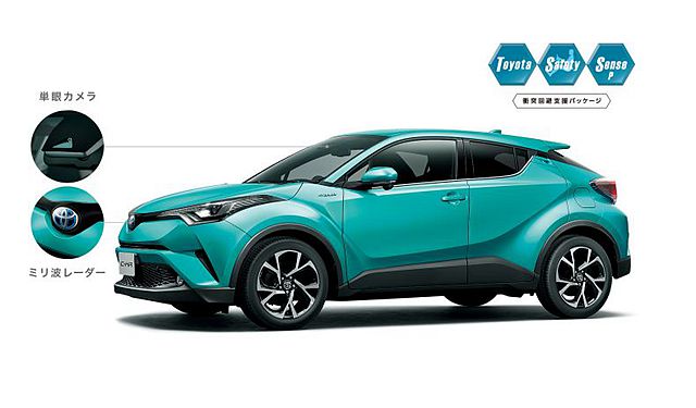 TOYOTA Safety Sense（TSS）主動安全防護系統，其中的 Safety Sense P 版本這次未出現在台灣版本的 C-HR。