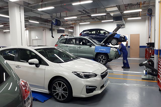 嶄新系統化零件物流中心，擁有夜間配送不間斷服務，提供全台 Subaru 車主最迅速完善的保修服務。