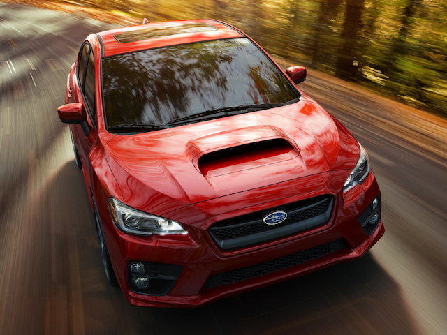 Subaru 一直以水平對臥引擎及全時四輪驅動為賣點，不過從來沒人說過 Subaru 的車好看。此為Subaru WRX。