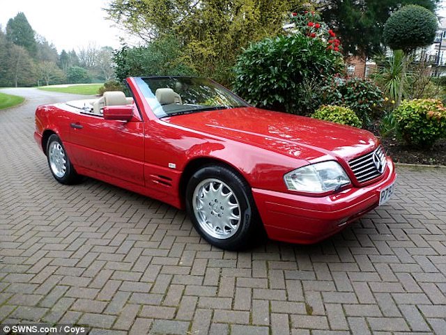 代號為 R129 的 Mercedes SL500，從 1989 年開始生產，2002 年停產。