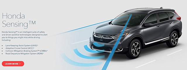 增加行車安全，頂級1.5 S 車型則標配 Honda Sensing 駕駛安全輔助系統。
