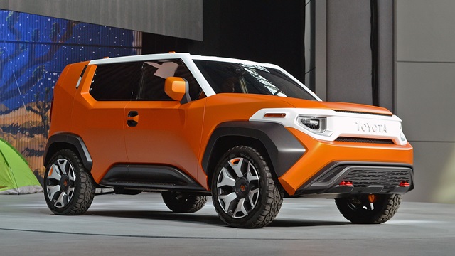 Toyota 發表一款最新概念休旅 FT-4X，外觀設計相當粗曠有力，同時繼承已經停產的越野經典 FJ Cruiser 的風格。