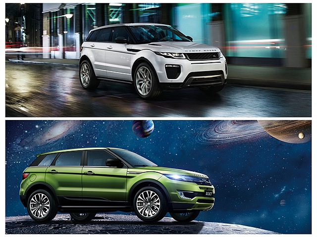 陸風 X7 的問市讓 Land Rover 倍感無奈，兩車不僅相似度極高，且還已經影響到銷量。 Land Rover Range Rover Evoque （上）、陸風 X7 （下）