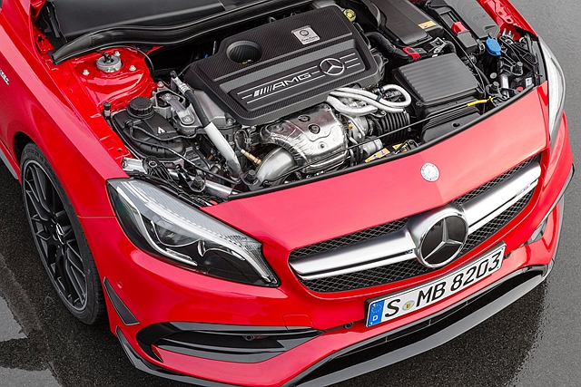 現行 AMG A 45 4MATIC 已具 381 匹馬力表現，但下一代車型絕對超過 400 匹馬力。