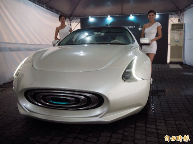 Thunder power 首輛路試車 Alpha Car 首度在台亮相。