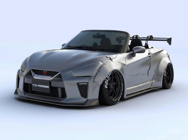擁有「日本寬體改裝大師」之稱的 Liberty Walk 便打算帶來一款新作品，號稱是「東瀛戰神」Nissan GT-R 的小老弟。