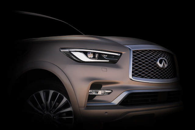 新款 QX80，將採用Monograph Concept 概念車樣貌的設計元素。