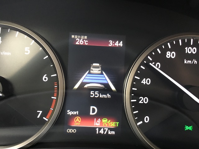 DRCC 雷達感應式車距維持定速系統，可設定車距三段式距離。