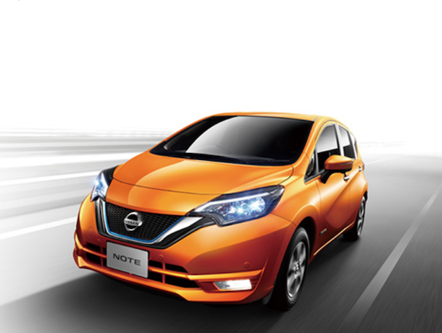 Nissan Note 重回榜上,不過銷售量還未回到先前的表現。