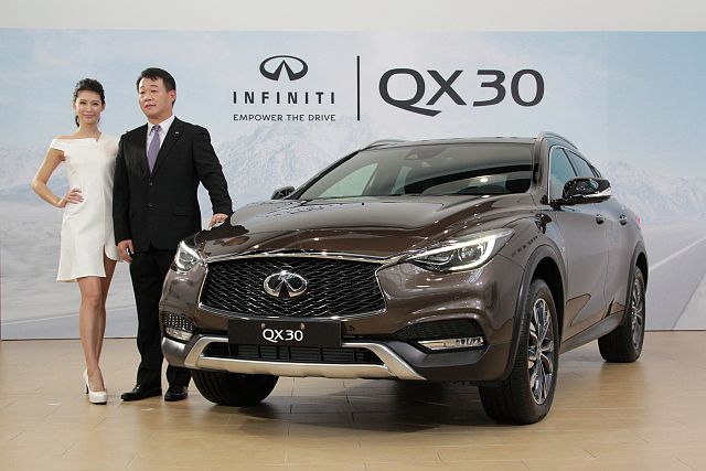 在台北世界新車大展，將會有 6 位名模共同展演 Infiniti 新車。