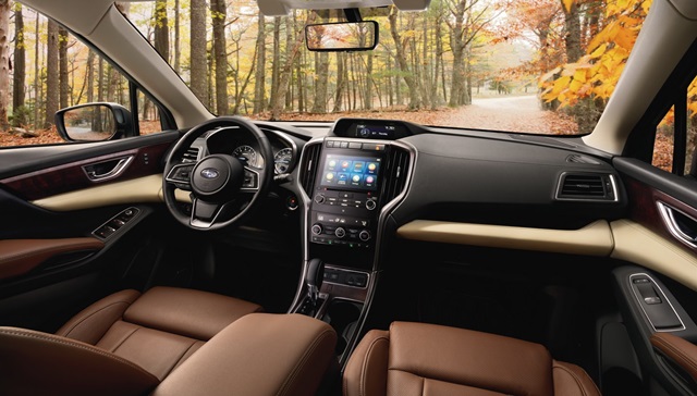 內裝方面則預計會與剛剛發表的 Subaru Ascent 看齊。圖為 Subaru Ascent。