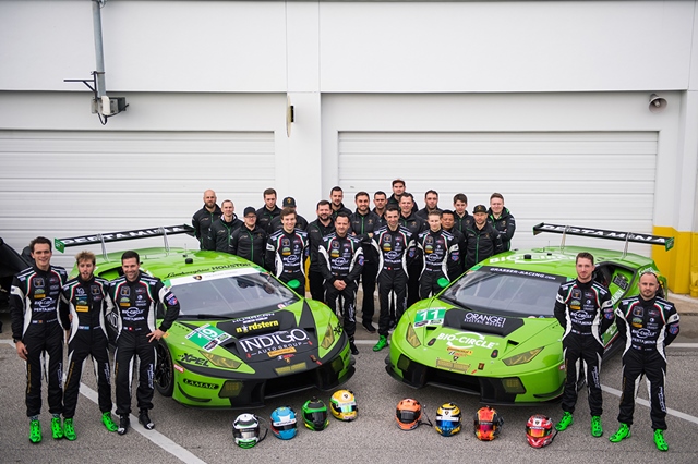 來自奧地利的 Grasser Racing Team 是 2017 Blancpain GT 系列耐久賽的勝利隊伍，這次推出兩輛 Lamborghini Huracán GT3 來挑展美國的 Daytona 24 小時耐久賽。