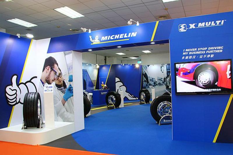 法國米其林輪胎（Michelin），看重台灣運輸市場，一次發表 8 款輪胎。