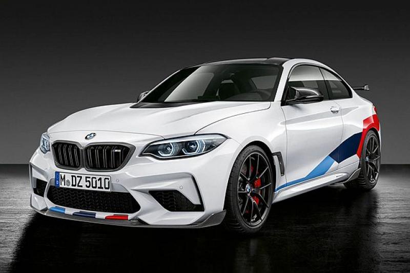 BMW M Performance 部門專為 M2 Competition 打造的選配套件，在大量採用碳纖維材質打造下，最多可減去 40 公斤的重量。