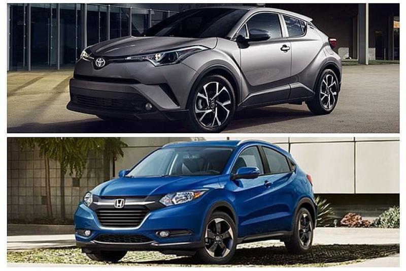 Toyota C-HR(上圖)、Honda HR-V(下圖),美日銷售狀況剛好完全相反,Toyota 為挽救銷量,針對新年式將推出更便宜的車型。
