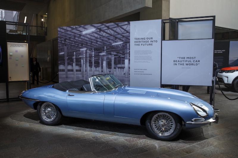 Jaguar E-Type Zero 是當年 E-Typek 的電動車版本。（圖片來源：Jaguar）