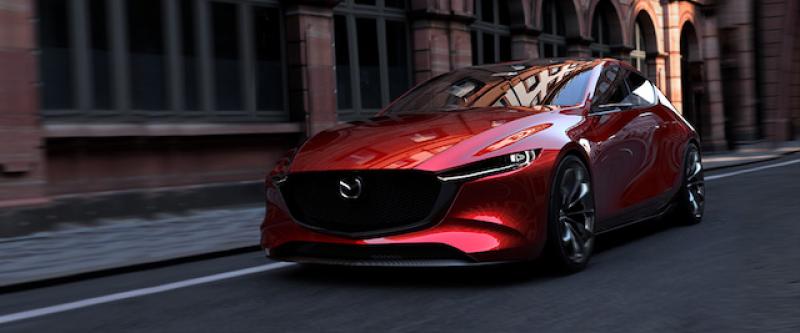 Mazda 3 的大改款，是以 Kai 概念車為雛形所打造。