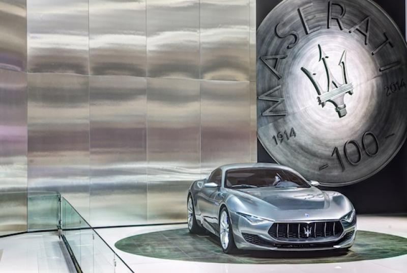 瑪莎拉蒂 Alfieri Concept 概念車，將會有純電動及插電式油電複合動力。