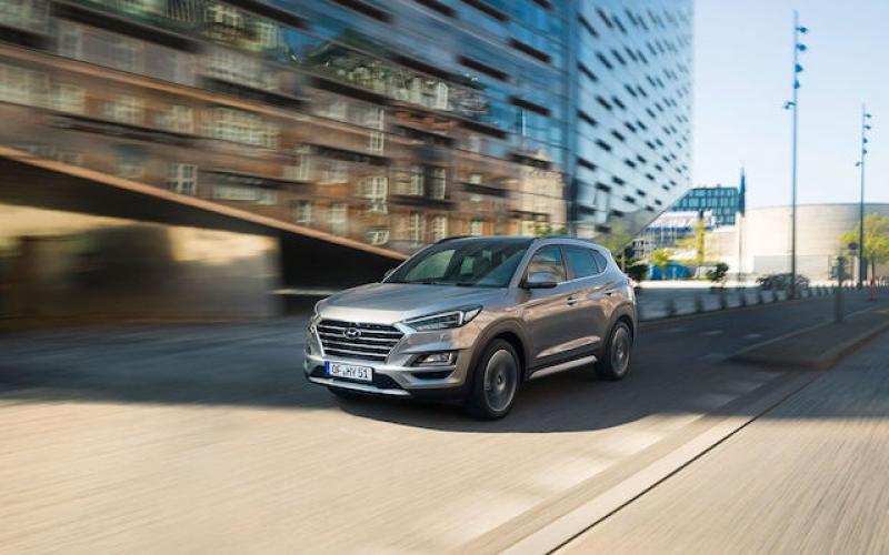 改款的 Hyundai Tucson,採用集團最新 48V 輕柴油電動力系統。