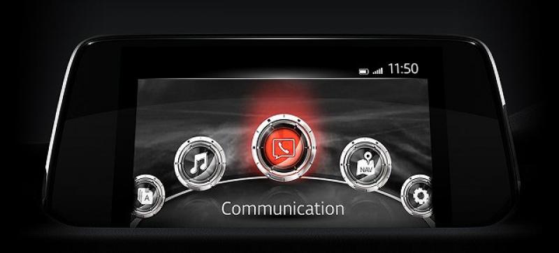 Mazda Connect 的多媒體影音螢幕尺寸，將從 7 吋升級成 8 吋。