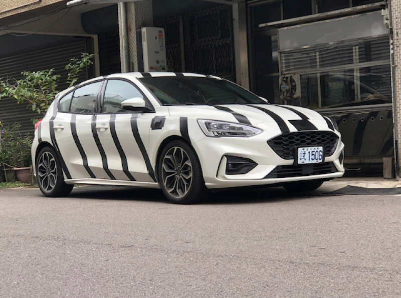 Ford Focus MK4 偽裝測試車，持續被網友拍到。（圖片來源：網友提供）